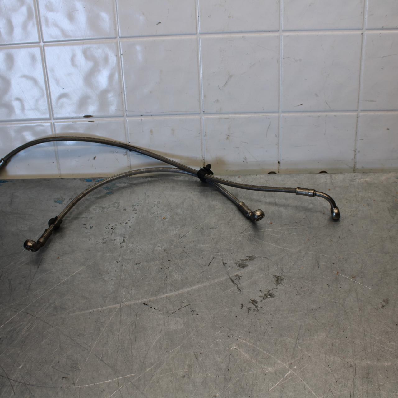 2006 Triumph Daytona 675 Triple BRAIDED FRONT BRAKE CALIPER HOSES LINES BB434
