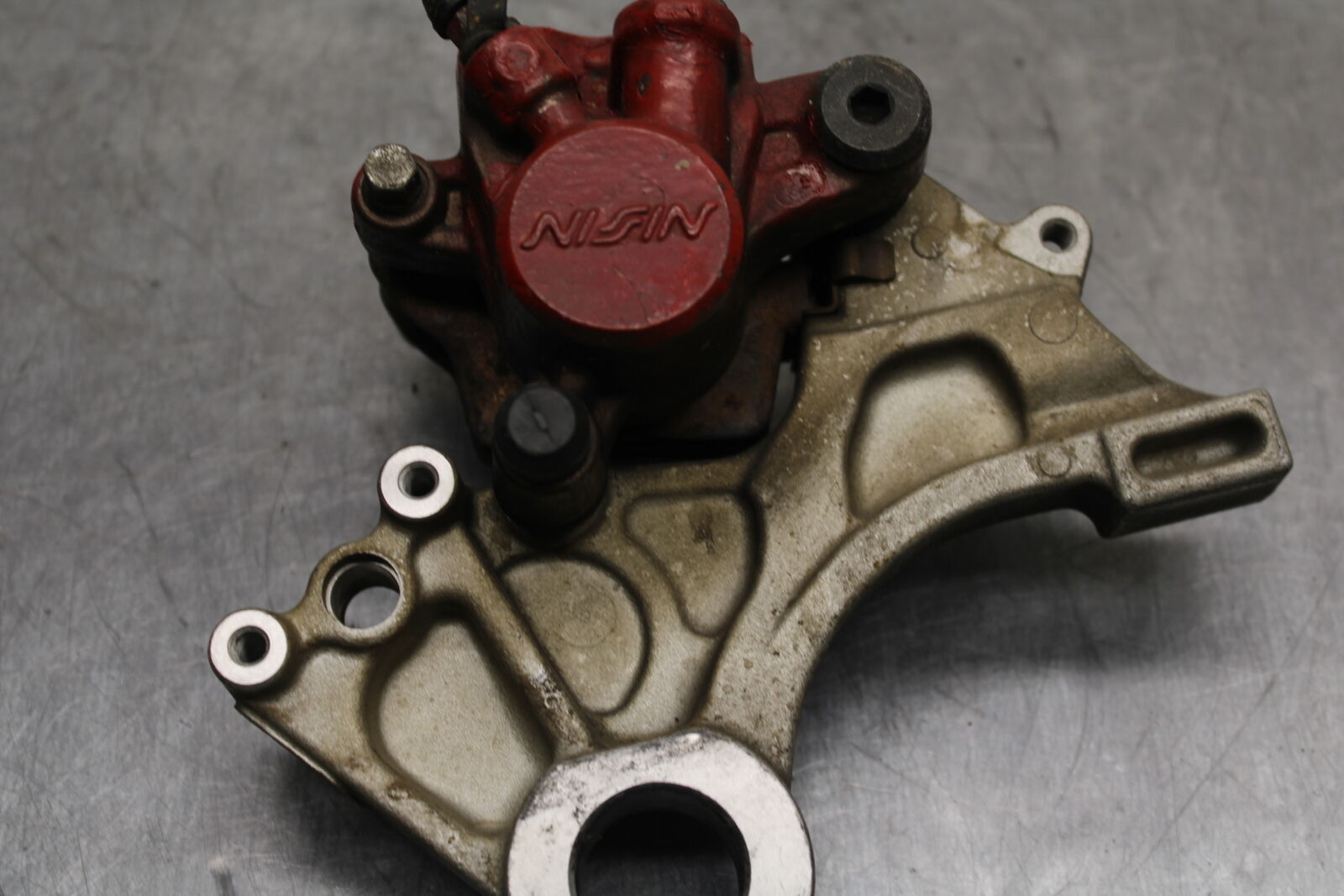 12-16 HONDA CBR1000RR REAR BACK BRAKE CALIPER W MOUNT BRACKET BB114