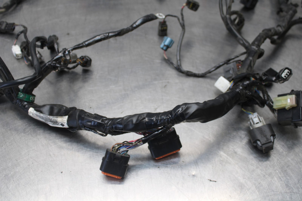 12 KAWASAKI NINJA 650 EX650E MAIN ENGINE WIRING HARNESS MOTOR WIRE LOOM BB926