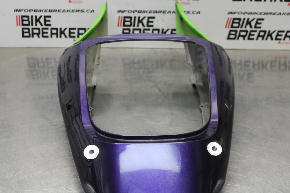 98 KAWASAKI NINJA ZX6 OEM REAR BACK TAIL FAIRING COWL SHROUD BB870