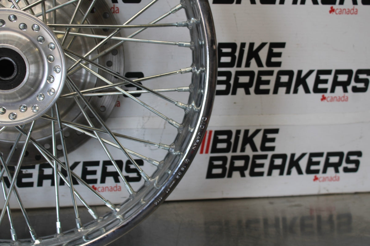 03 HONDA SHADOW SPIRIT 750 VT750DC FRONT WHEEL FRONT RIM & ROTOR BB907
