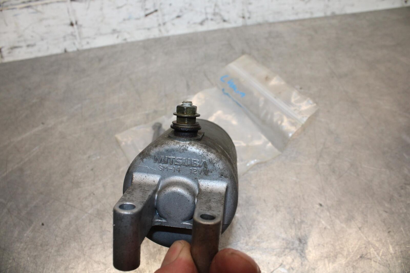 2001 Yamaha YZF R6 ENGINE STARTING STARTER MOTOR -DC 12V 5EB-81890-00-00 BB68