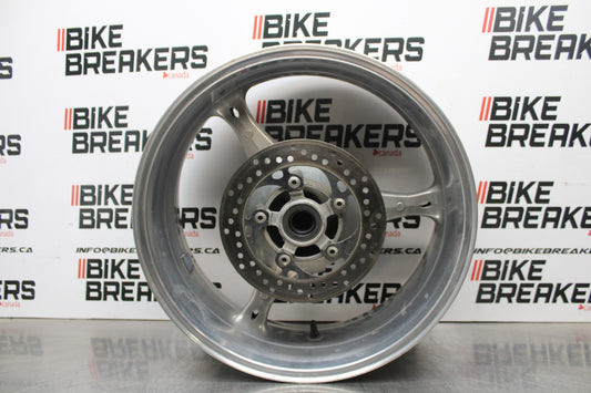 07 SUZUKI GSXR1000 REAR WHEEL BACK RIM & ROTOR BRAKE DISC BB770