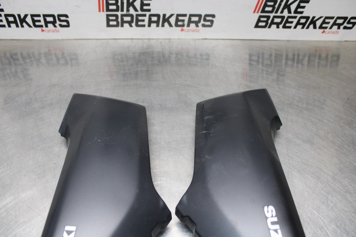 15 SUZUKI GW250F RIGHT LEFT FRAME MID SIDE COVERS COWLS PANELS TRIM BB789