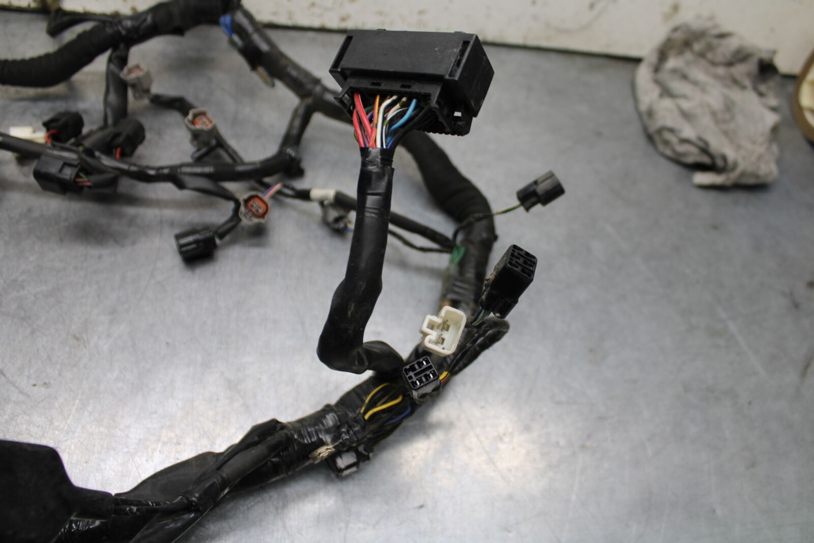 13-17 KAWASAKI NINJA ZX6R ZX636E MAIN ENGINE WIRING HARNESS WIRE LOOM BB735