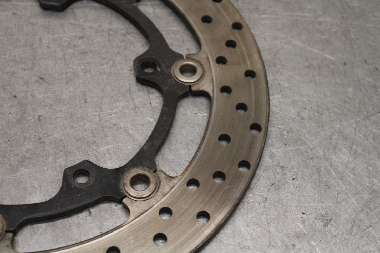 08-09 YAMAHA YZF R6S FRONT LEFT RIGHT BRAKE ROTORS DISCS 5SL-2581T-00-00  BB690