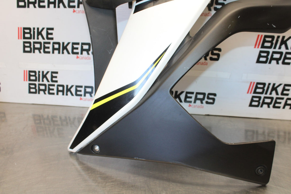 15-17 YAMAHA YZF R3 LEFT LOWER MID UPPER SIDE FAIRING COWL BB003
