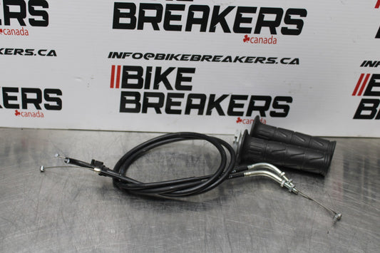 13-17 KAWASAKI NINJA 300 EX300 ABS THROTTLE CABLES LINES BB187