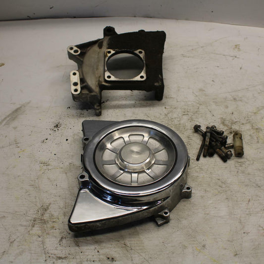 03-04 YAMAHA ROAD STAR 1600 ENGINE SPROCKET COVER BB279