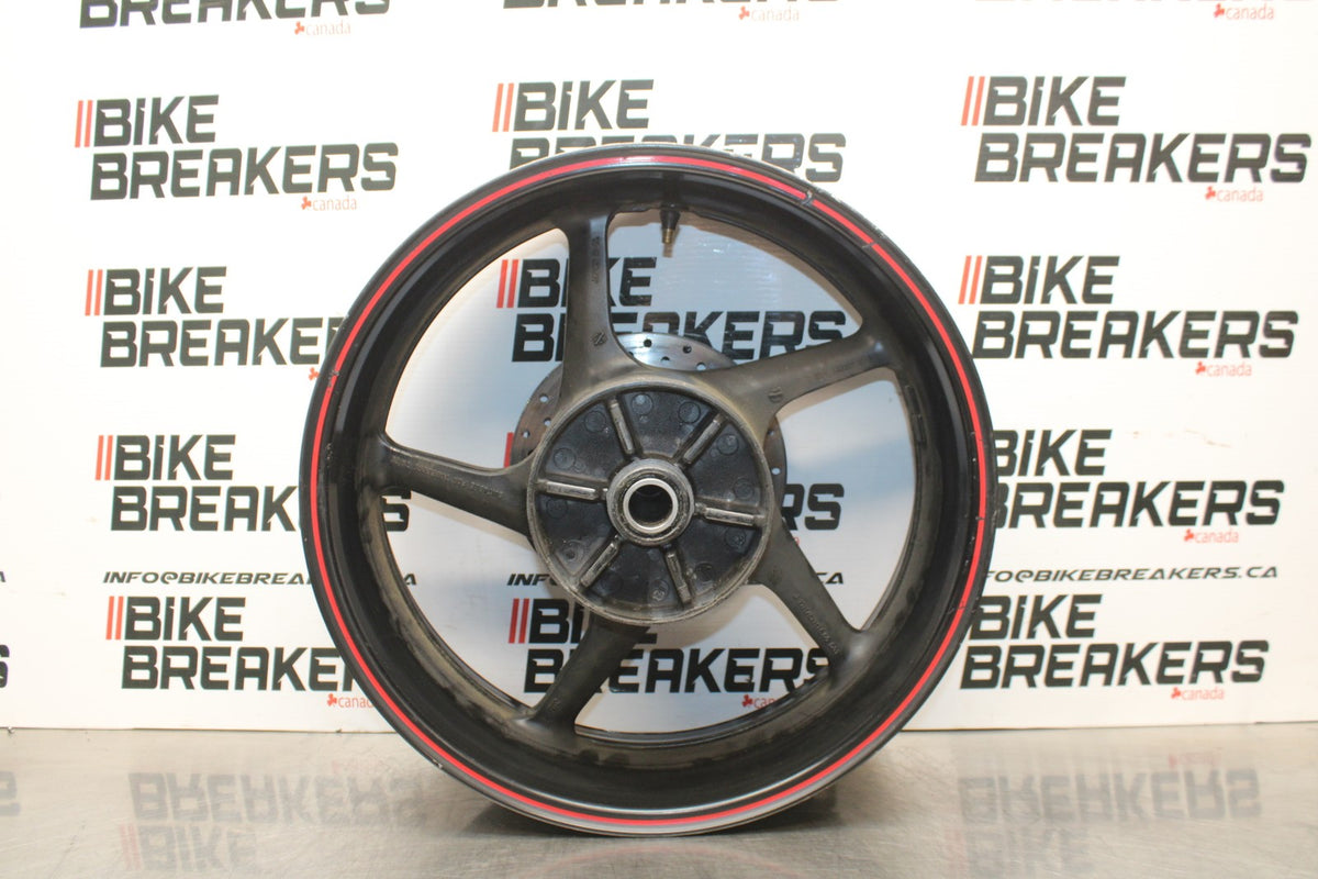 07-08 YAMAHA YZF R1 REAR WHEEL BACK RIM & BACK BRAKE DISC BB771