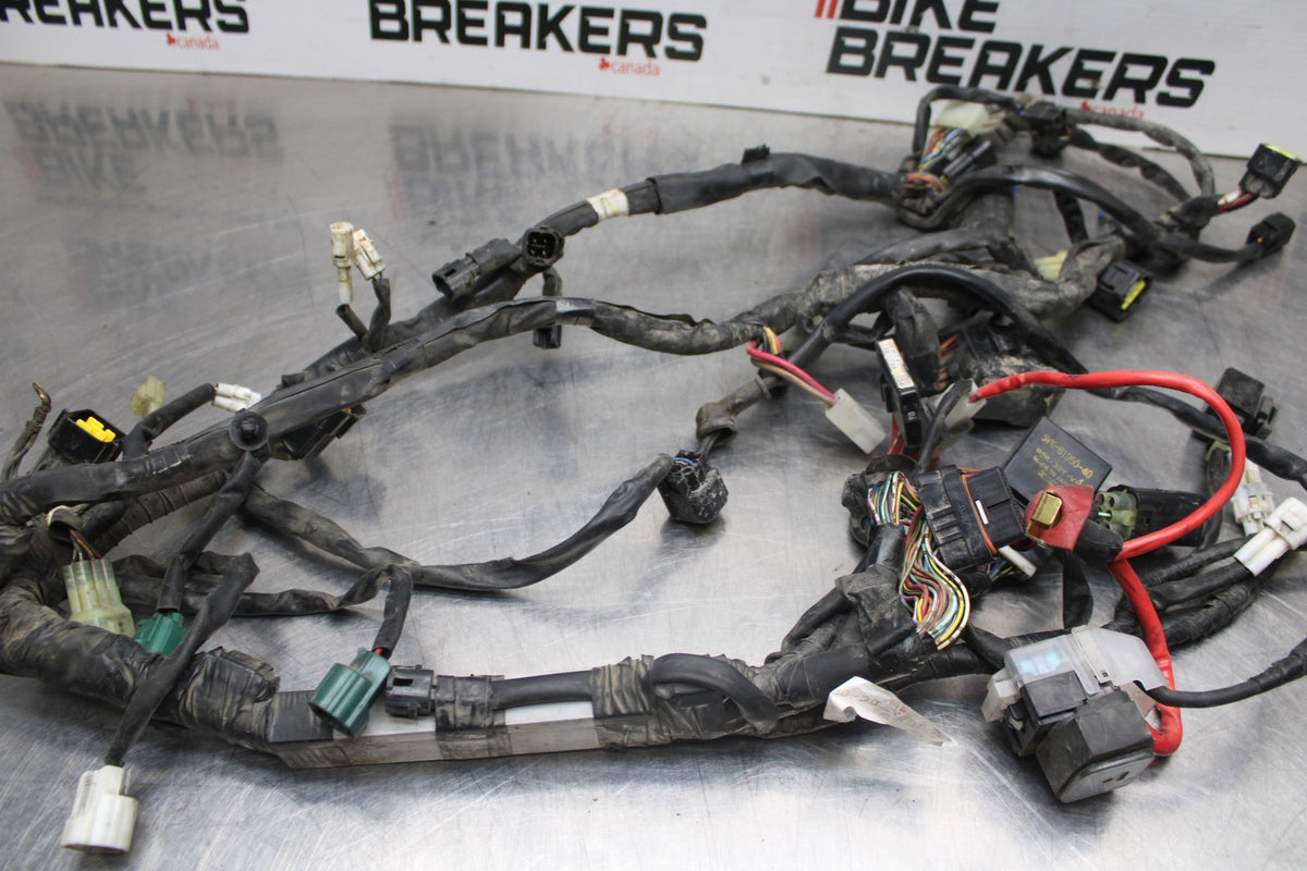 08-16 YAMAHA YZF R6 MAIN ENGINE WIRING HARNESS MOTOR WIRE LOOM BB797