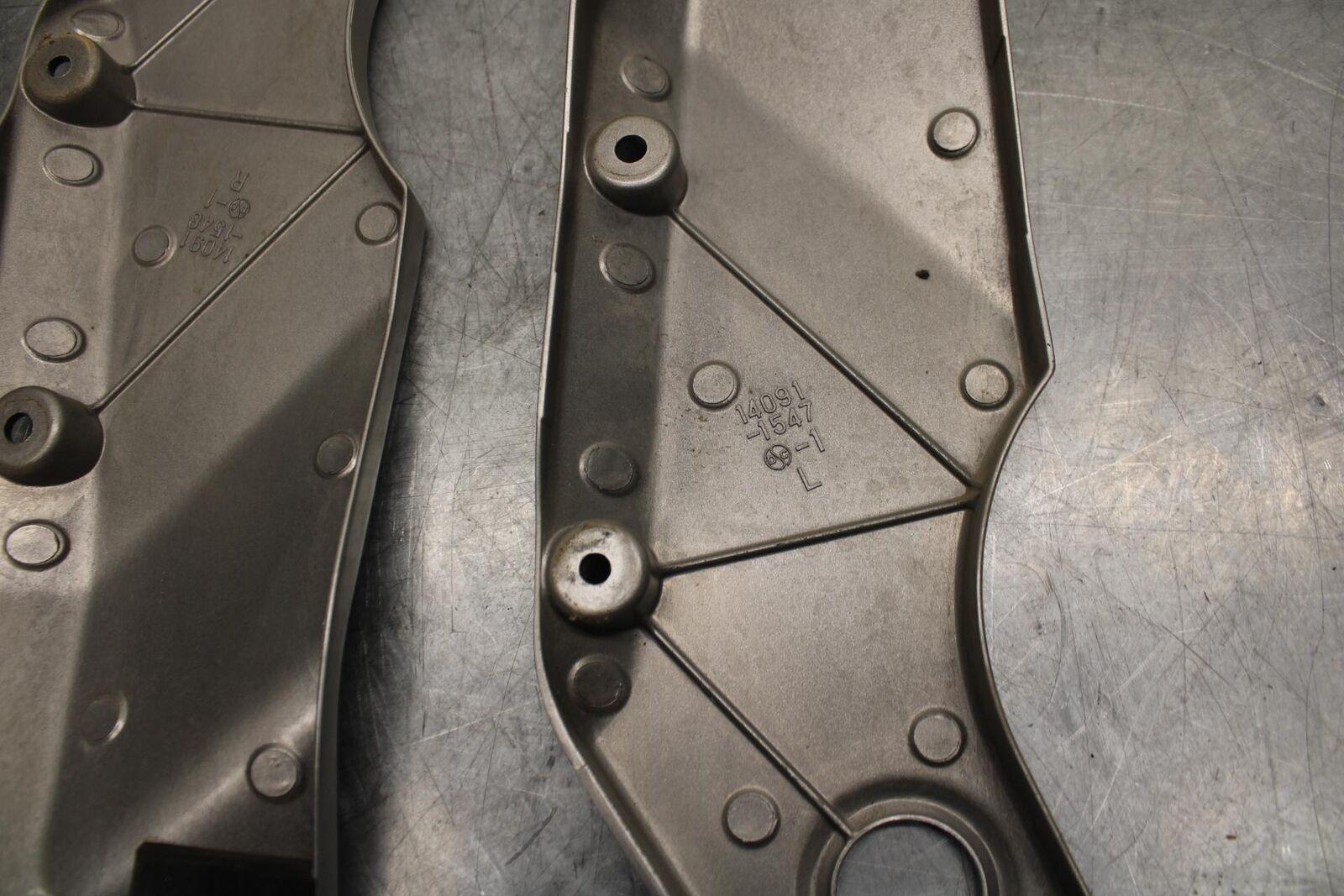 03-06 KAWASAKI Z1000 RIGHT LEFT FRAME MID SIDE COVERS COWLS PANELS TRIM BB487