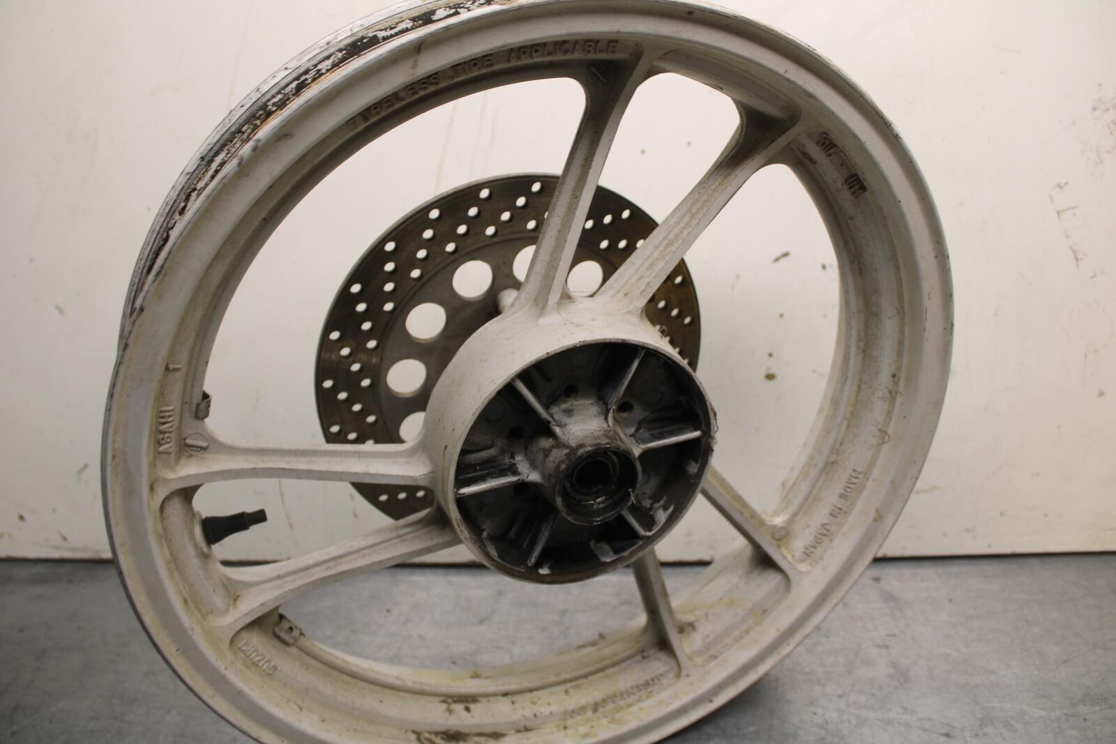 1988 Suzuki Katana 600 GSX600F REAR WHEEL RIM ROTOR BRAKE DISC BB94