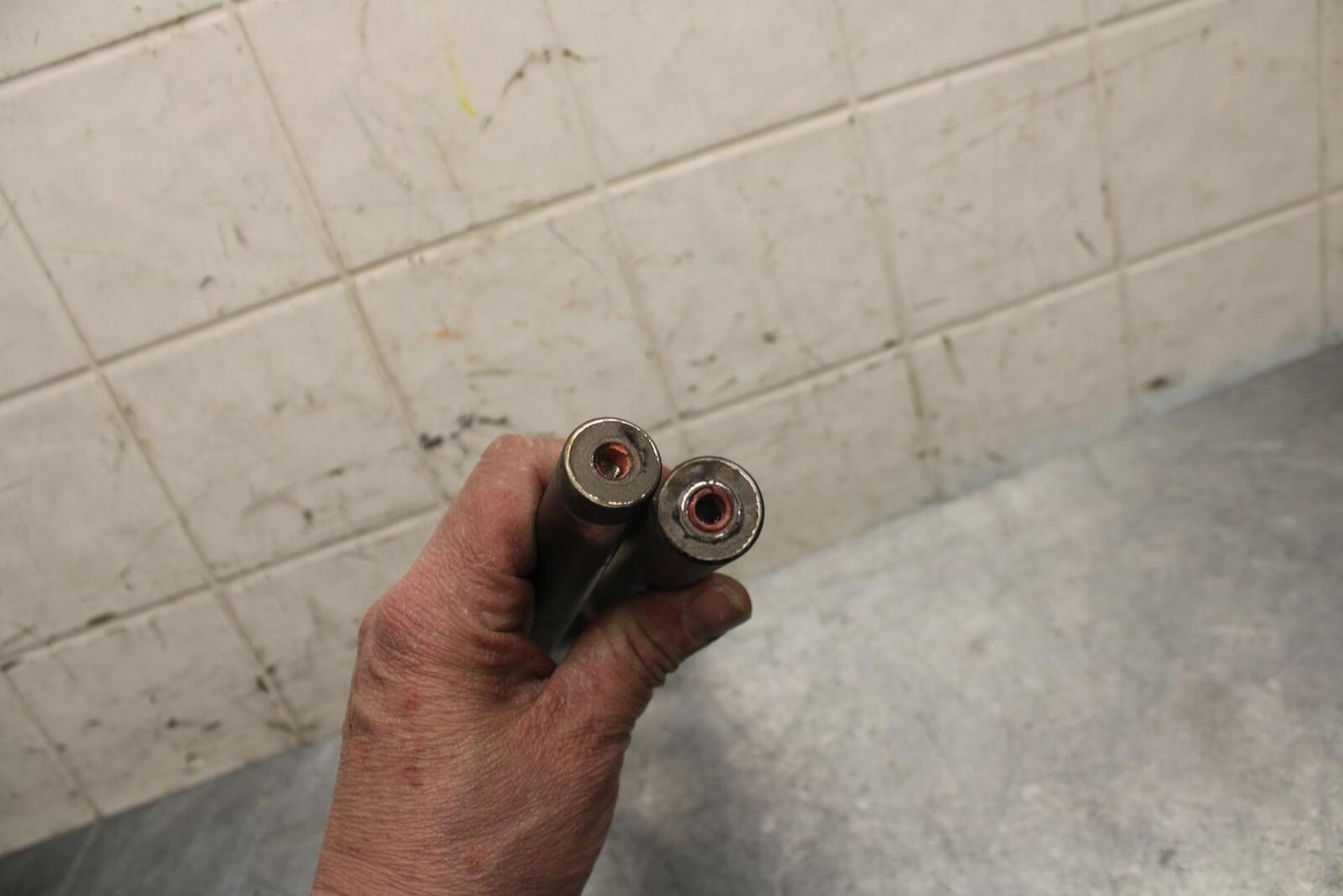 2004 Kawasaki Ninja ZX6RR ZX600M LEFT RIGHT CLIP ON ONS HANDLEBARS PAIR SET BB43