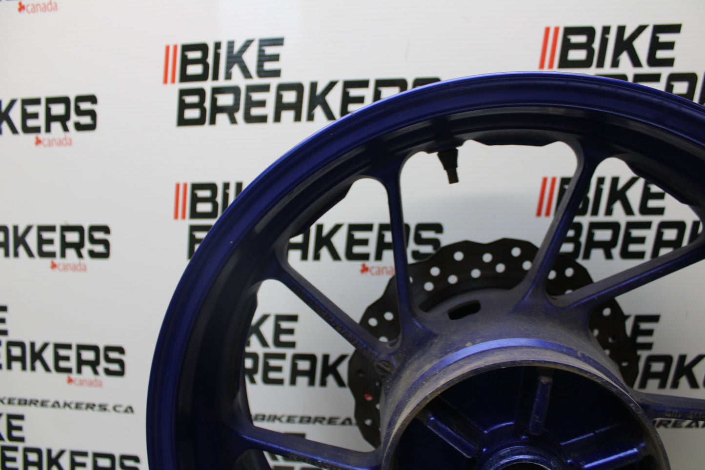 14-17 YAMAHA FZ07 REAR WHEEL BACK RIM & ROTOR BB162