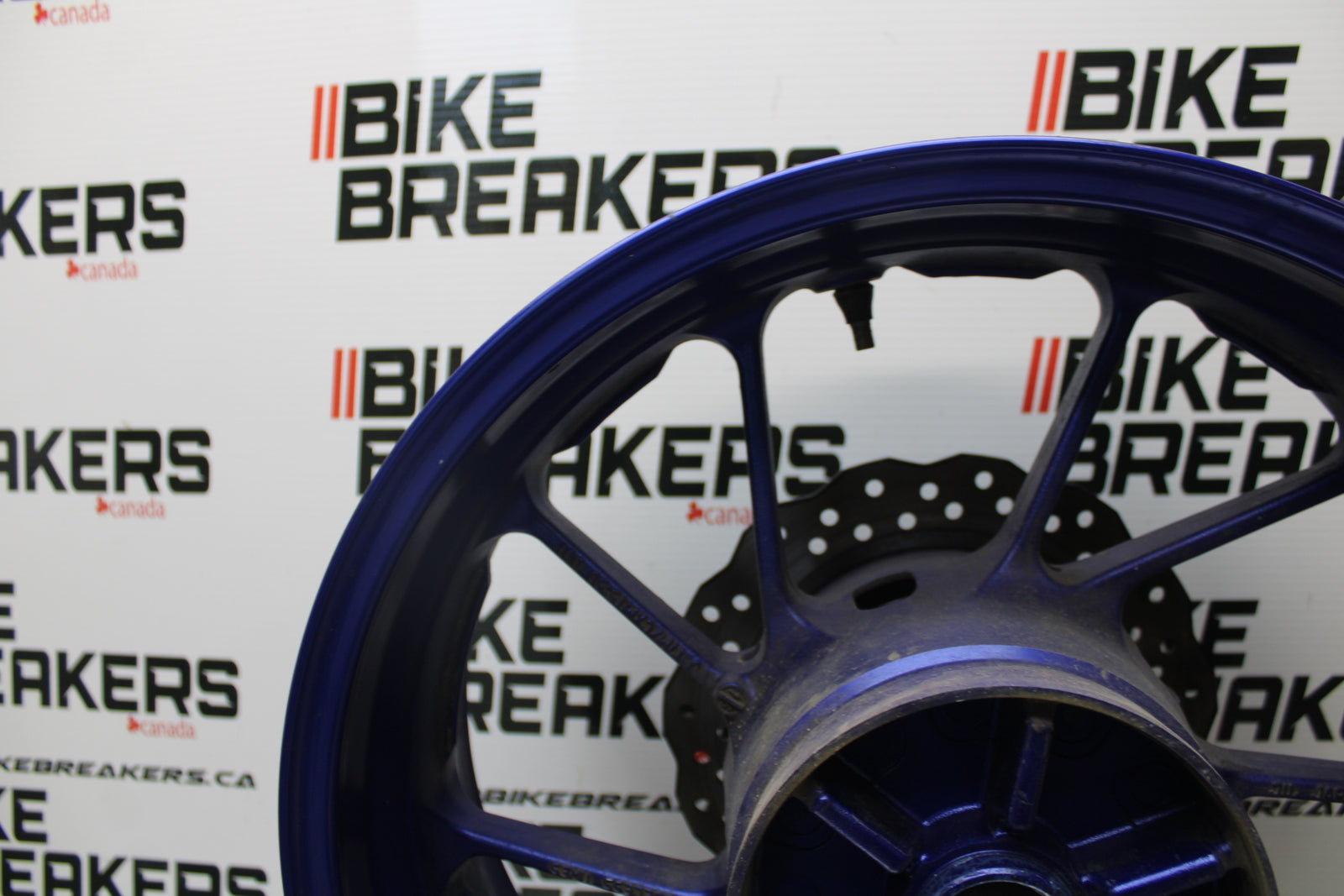 14-17 YAMAHA FZ07 REAR WHEEL BACK RIM & ROTOR BB162