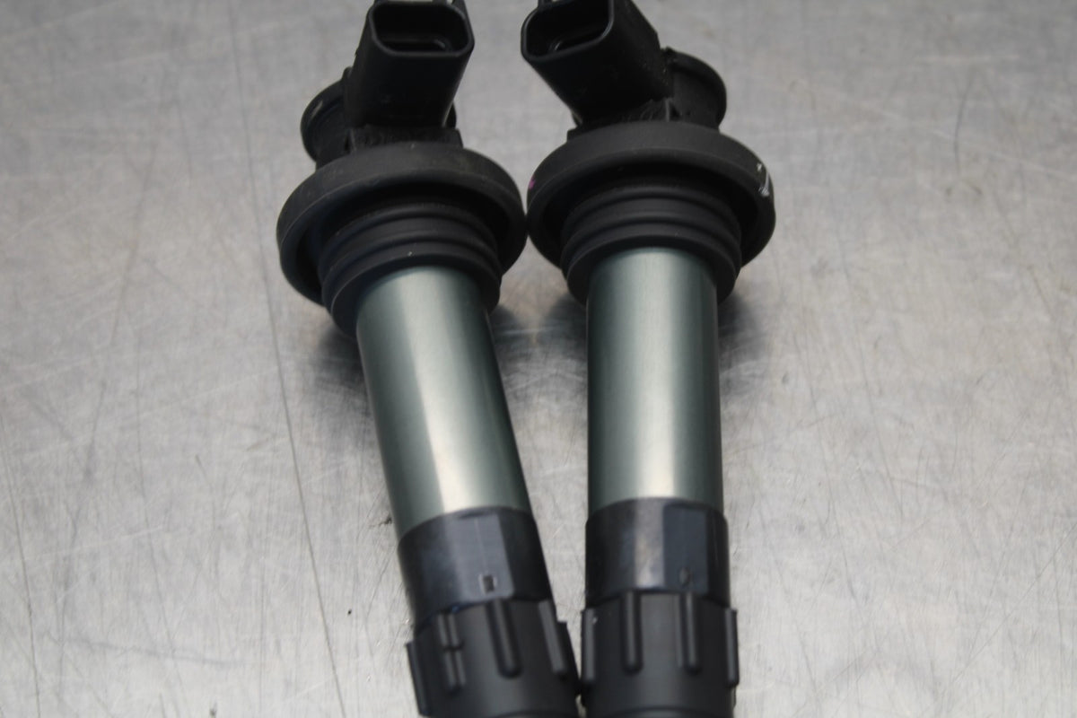 18-23 KAWASAKI NINJA 400 EX400 ABS IGNITION COILS COIL SPARK PLUG CAPS BB192