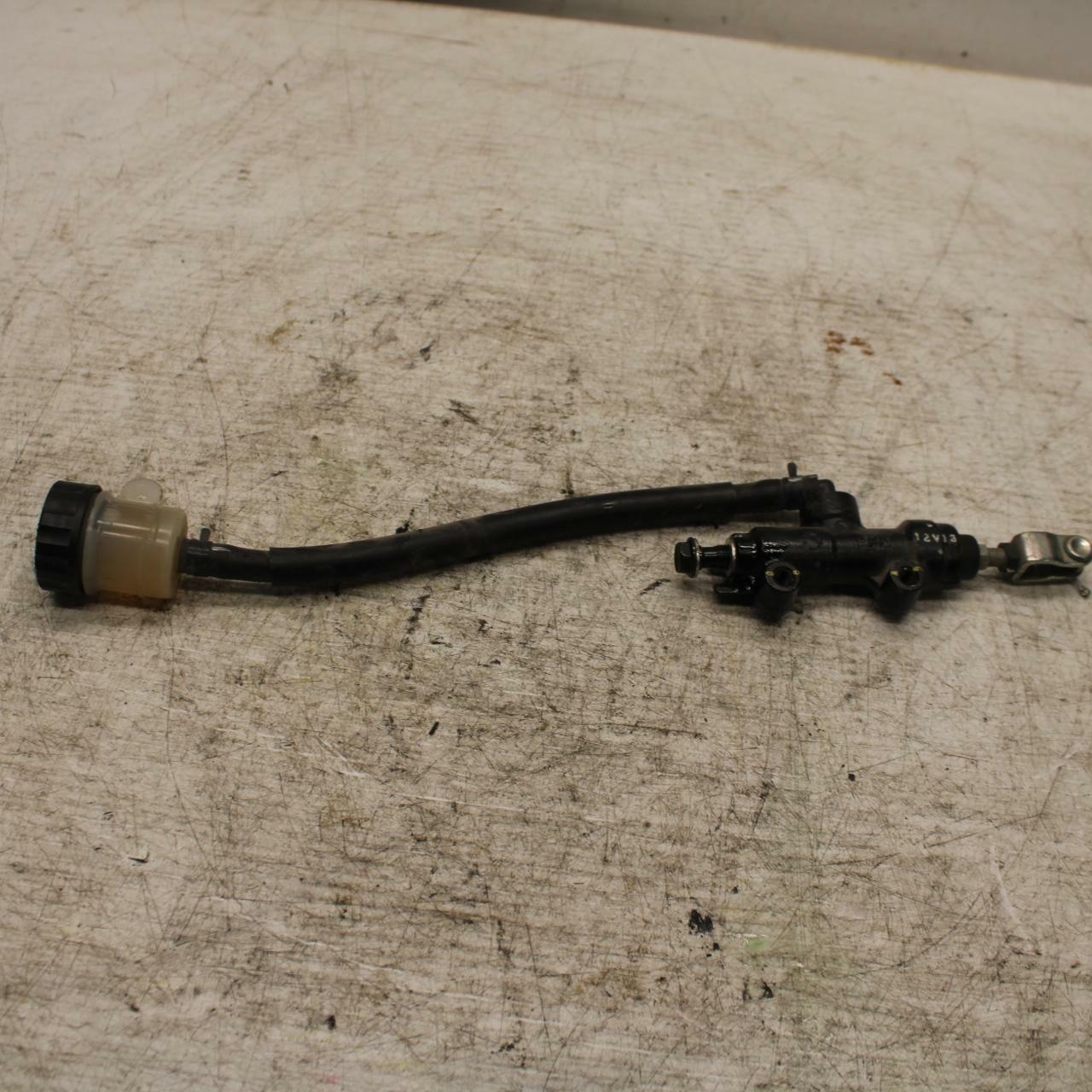 12-13 KAWASAKI EX300 NINJA REAR BACK BRAKE MASTER CYLINDER W RESERVOIR BB373