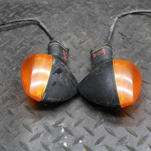 08-16 YAMAHA YZF R6 REAR LEFT RIGHT TURN SIGNALS LIGHT INDICATORS BB209