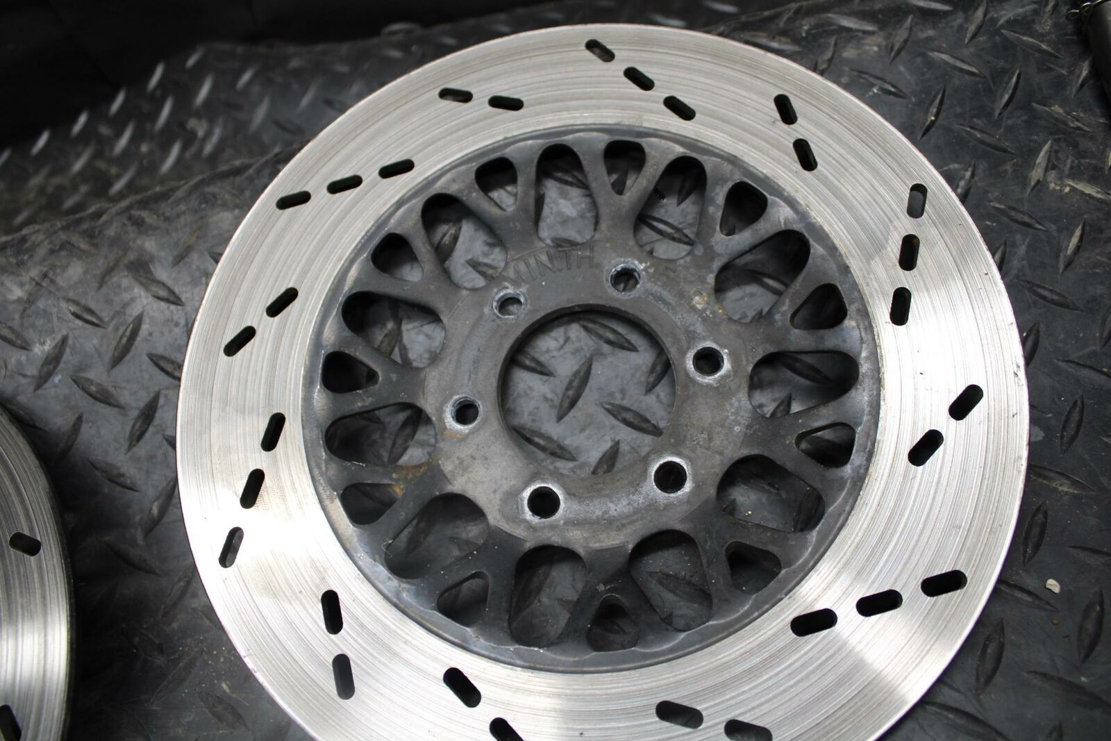 86 SUZUKI GS750ES FRONT LEFT RIGHT BRAKE ROTORS DISCS BB233