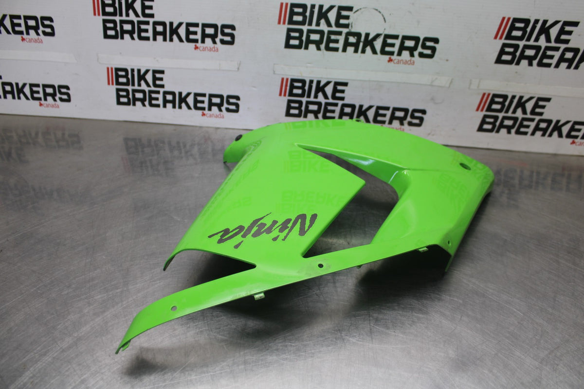 04-05 KAWASAKI NINJA ZX10R RIGHT MID UPPER SIDE FAIRING COWL PLASTIC BB931