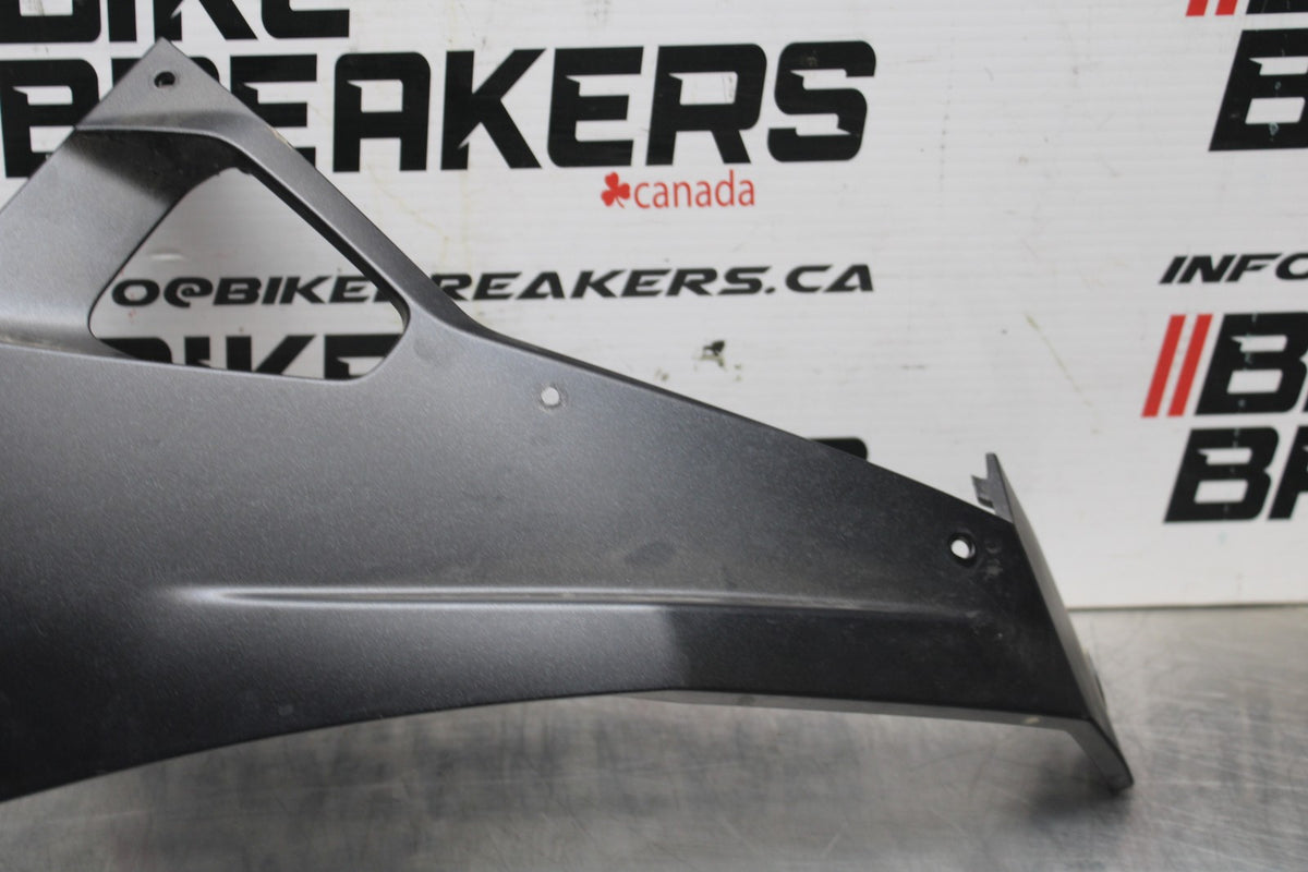 24 KAWASAKI NINJA 500 ABS RIGHT LOWER BOTTOM BELLY SIDE FAIRING COWL  BB730