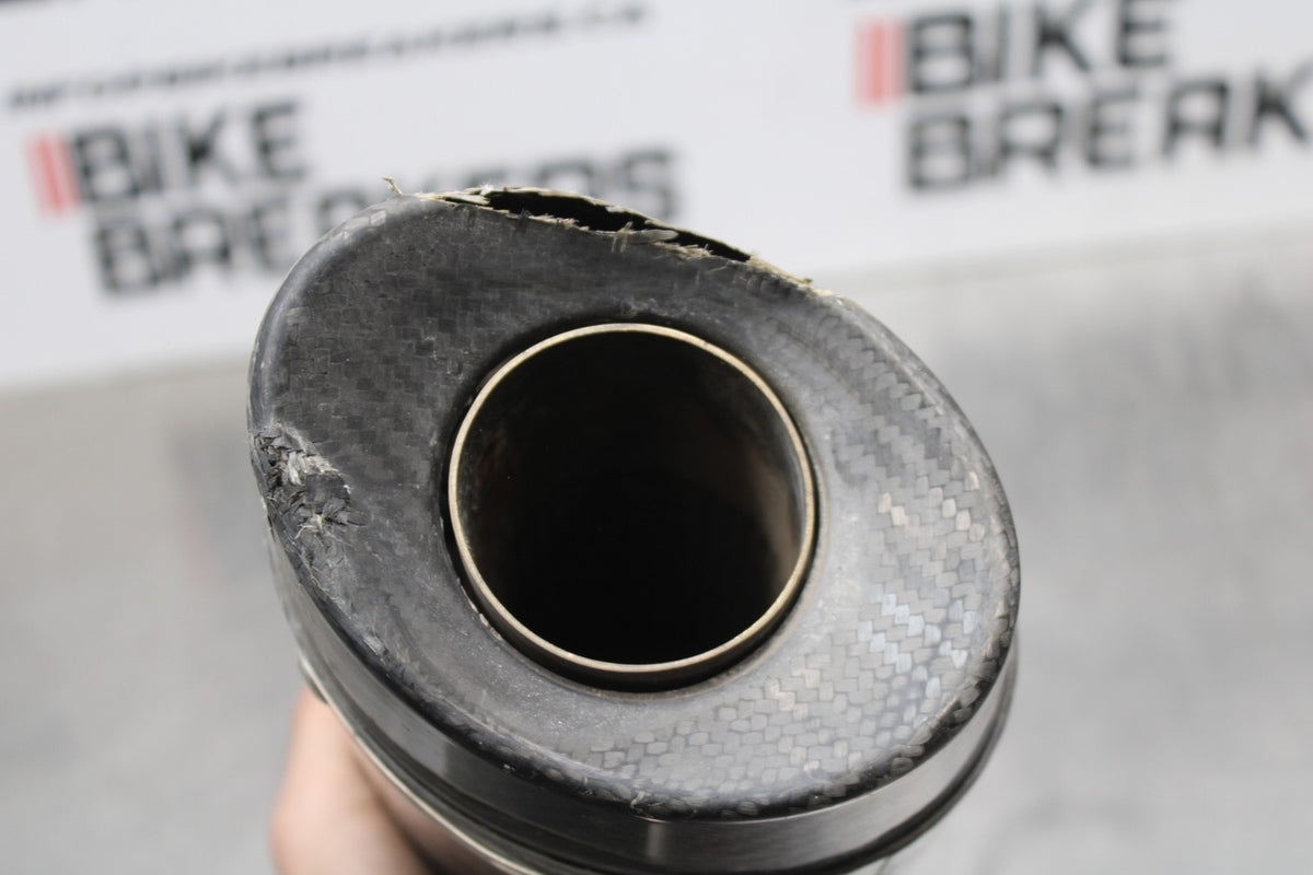 19-23 KAWASAKI NINJA ZX6R M4 EXHAUST PIPE MUFFLER SLIP ON CAN SILENCER BB188