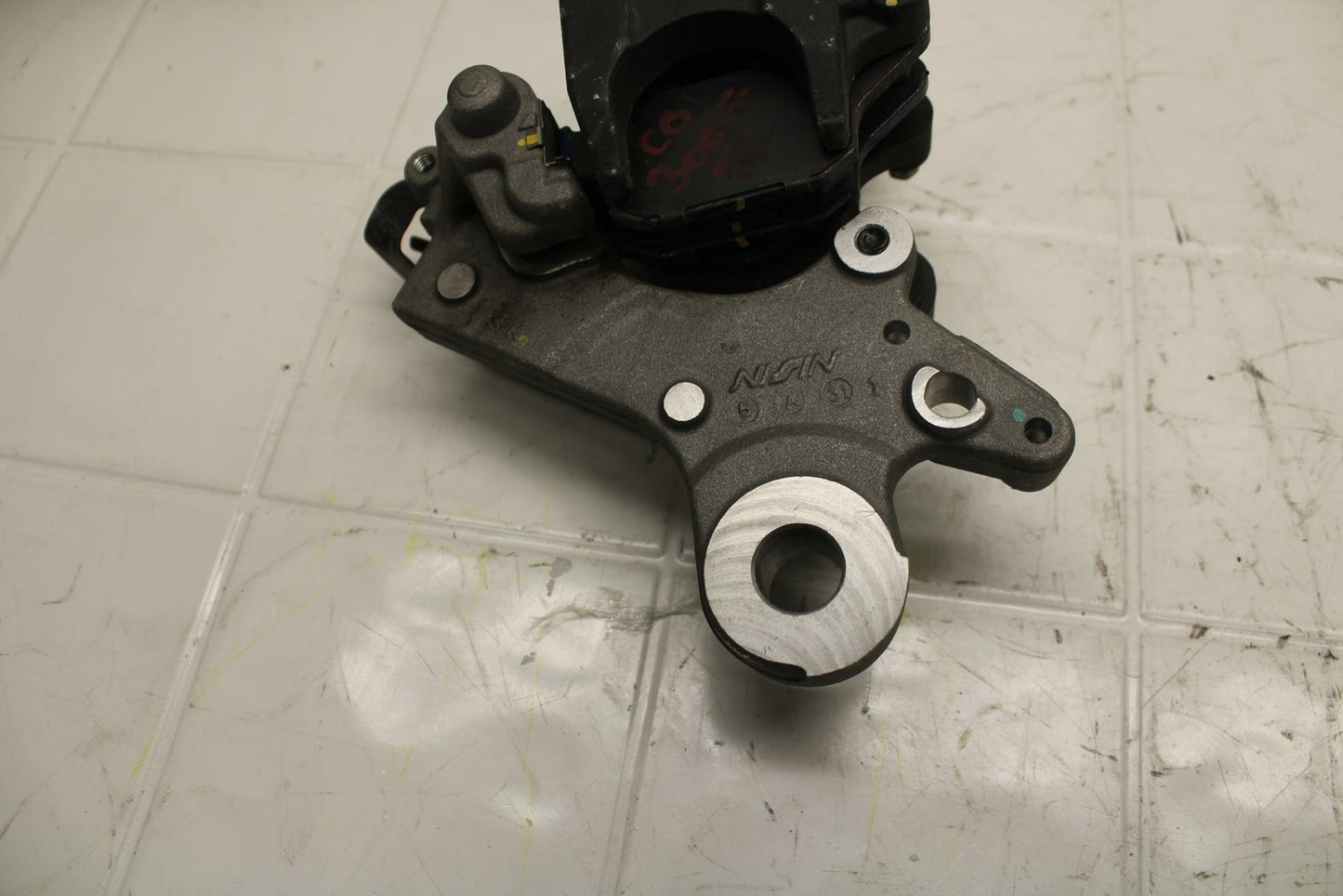 15-16 HONDA CB300F REAR BACK BRAKE CALIPER W MOUNT BRACKET ABS BB05
