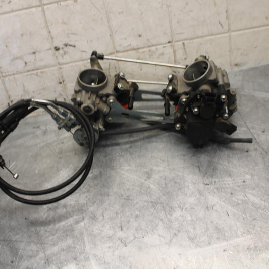 2017 Suzuki SV650X SV650AL7 ABS MAIN FUEL INJECTORS / THROTTLE BODIES BB511