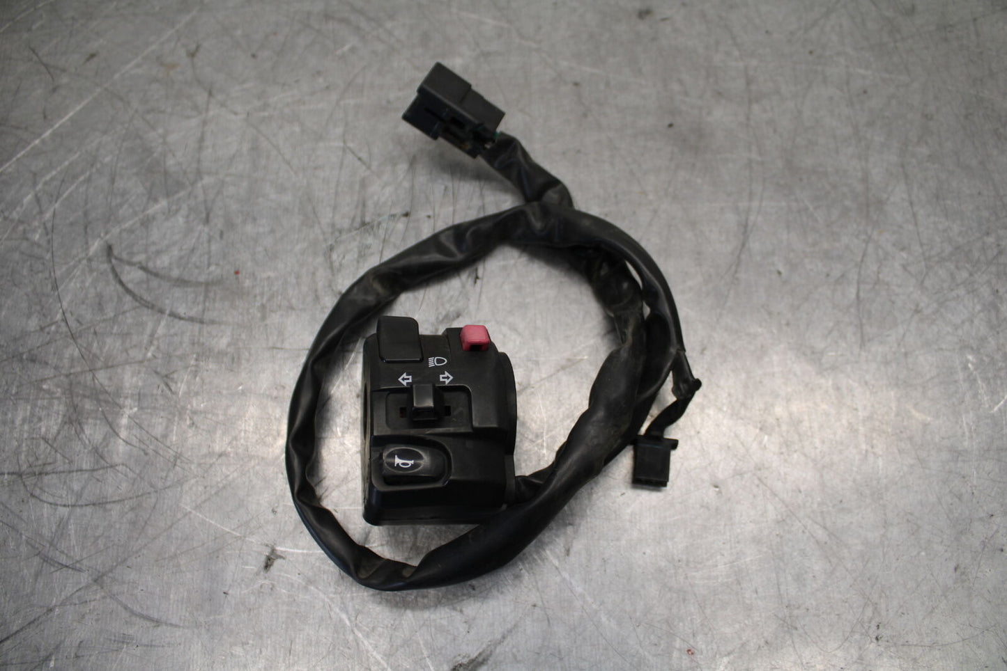 12-17 KAWASAKI ER-6N Z650 LEFT CLIP ON HANDLE HORN SIGNALS SWITCH SWITCHES BB709