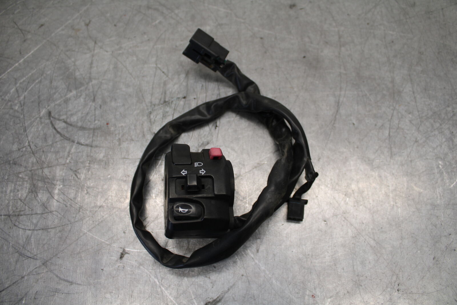 12-17 KAWASAKI ER-6N Z650 LEFT CLIP ON HANDLE HORN SIGNALS SWITCH SWITCHES BB709