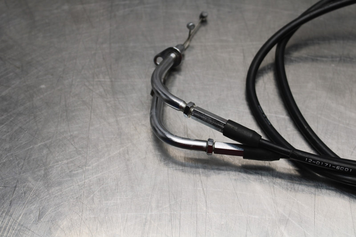 06 KAWASAKI VULCAN 900 THROTTLE CABLES LINES BB799