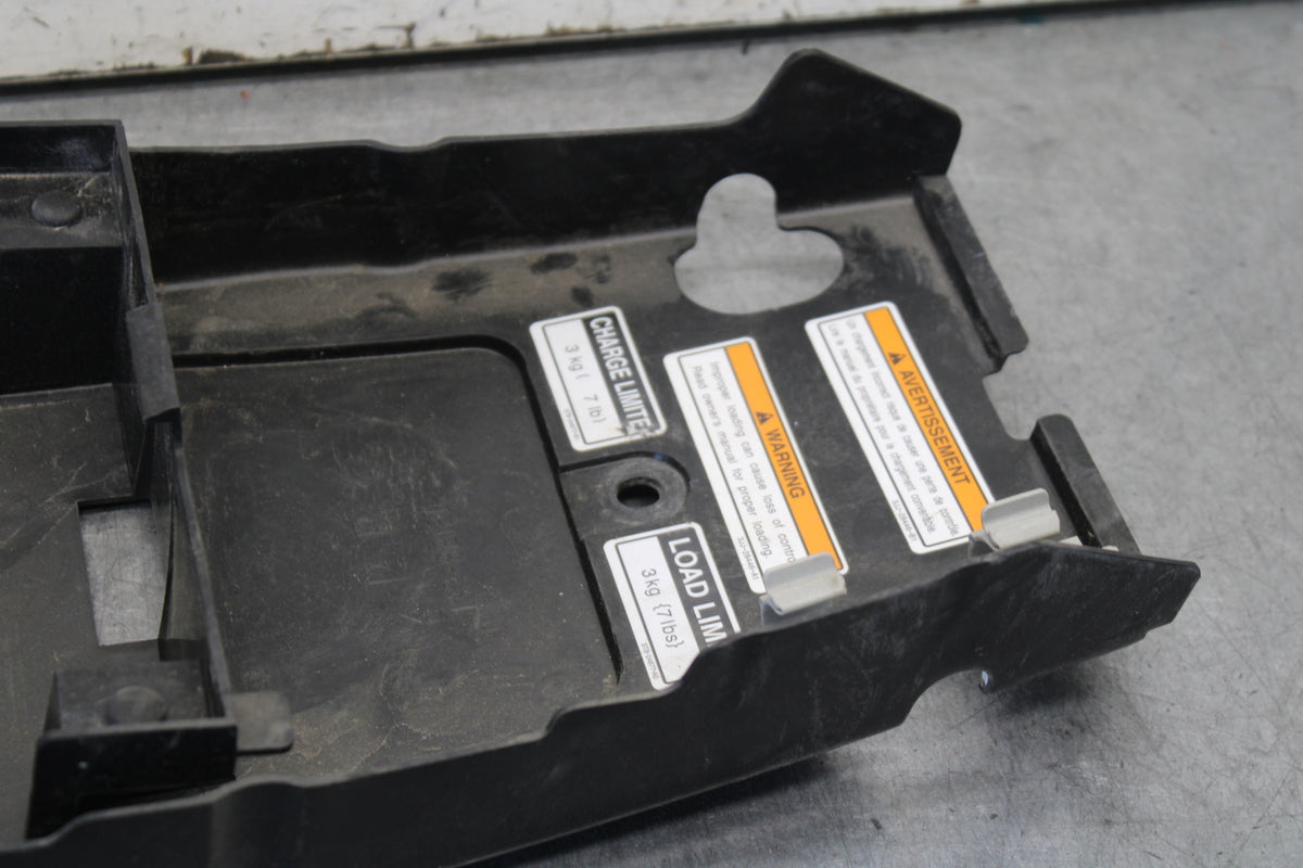 08-16 YAMAHA YZF R6 REAR BACK TAIL UNDERTAIL BATTERY TRAY PLASTIC OEM BB665