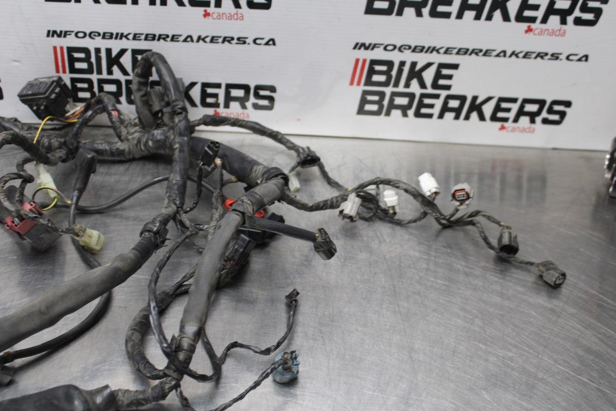 06-07 KAWASAKI NINJA 650R EX650A MAIN ENGINE WIRING HARNESS MOTOR WIRE LOOM BB77