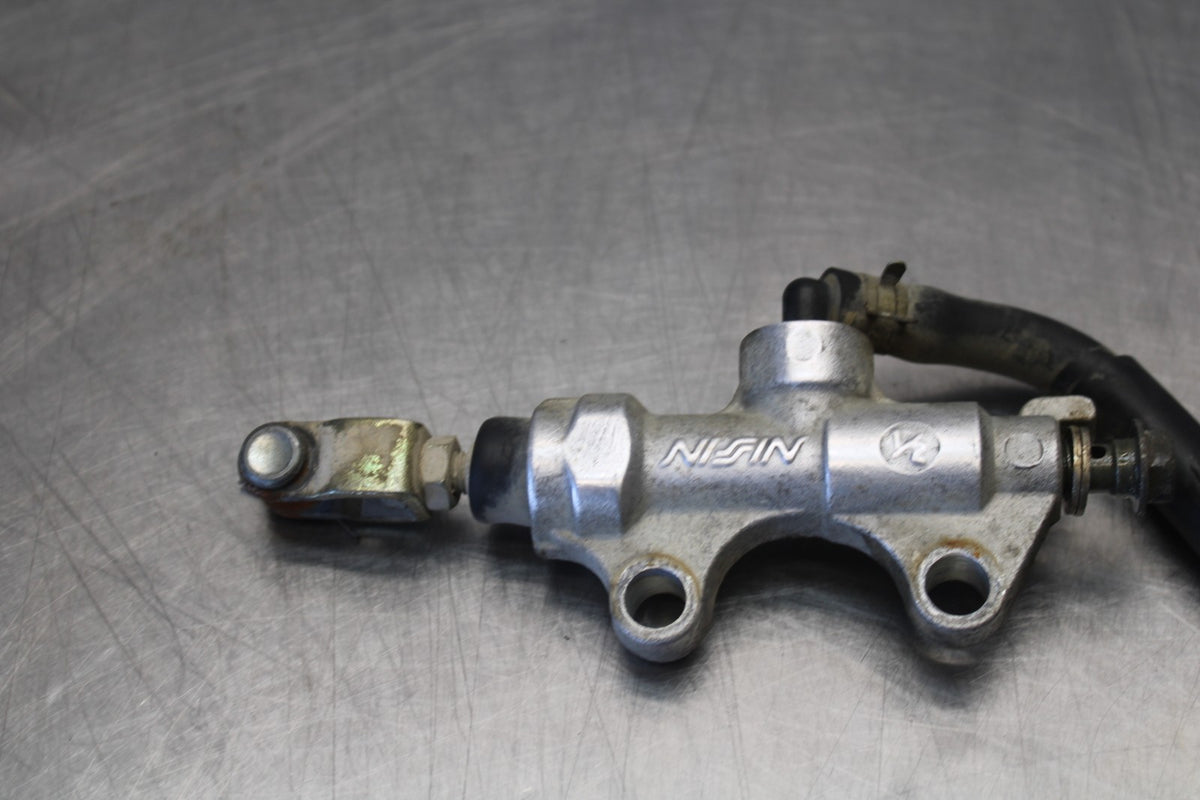 06 KAWASAKI KLR650 REAR BACK BRAKE MASTER CYLINDER W RESERVOIR BB919