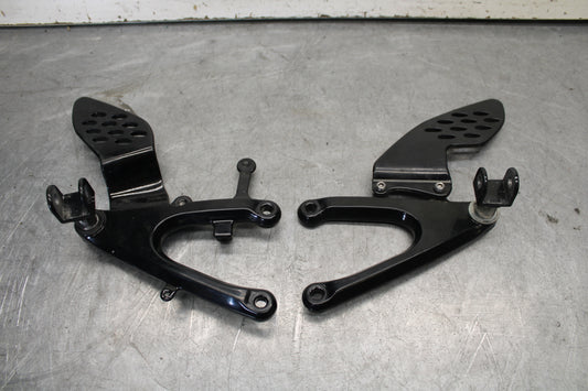 04-06 YAMAHA YZF R1 BLACK POWDER COATED LEFT RIGHT REARSET REAR SET BB659 