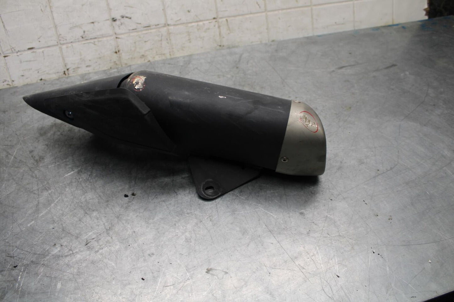 2015 Yamaha YZF R3 EXHAUST  MUFFLER SLIP ON CAN SILENCER 2MS-E4710-00-00 BB526