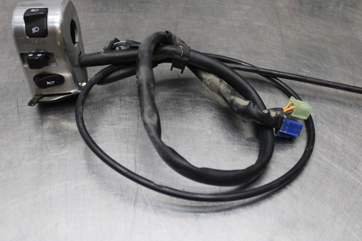 08 YAMAHA V STAR 1100 XVS1100AW CLASSIC LEFT HANDLE SIGNALS SWITCHS CHOKE BB916