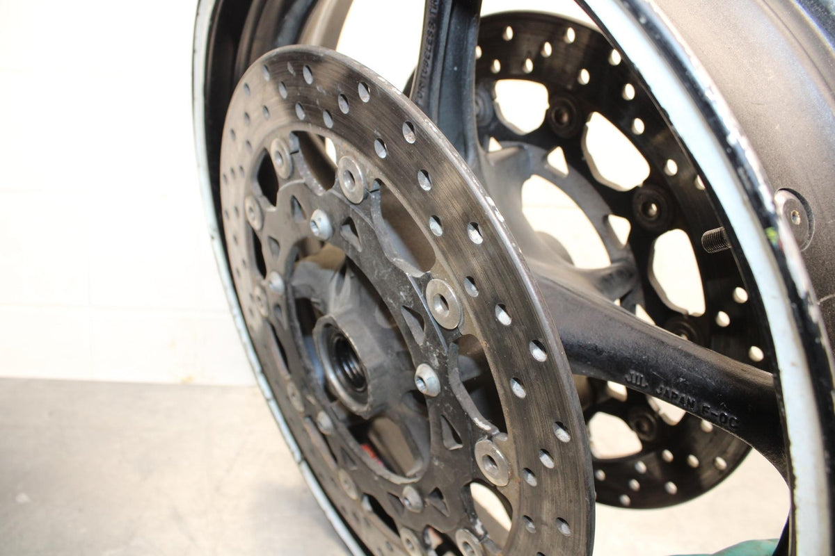 05 YAMAHA YZF R6S FRONT WHEEL LEFT RIGHT BRAKE ROTORS DISCS BB600