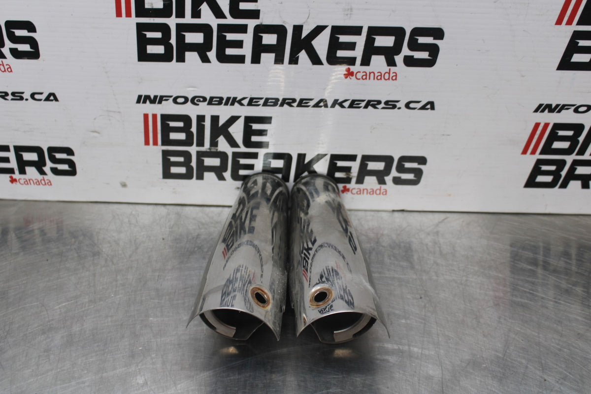 06 KAWASAKI VULCAN 900 FRONT FORK UPPER COVER TOP GUARD SHIELD COWL  BB799