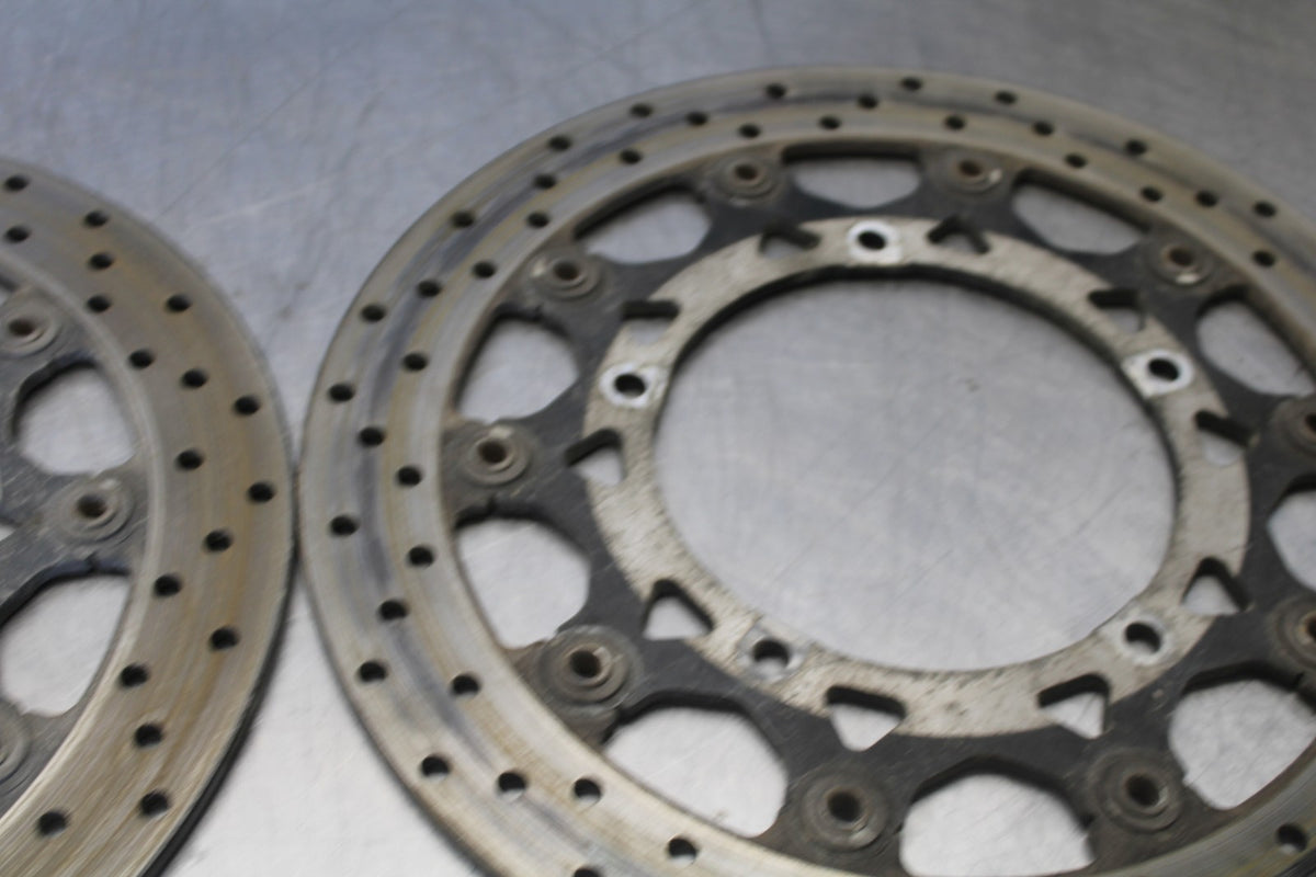 05 YAMAHA YZF R6 FRONT LEFT RIGHT BRAKE ROTORS DISCS BB894