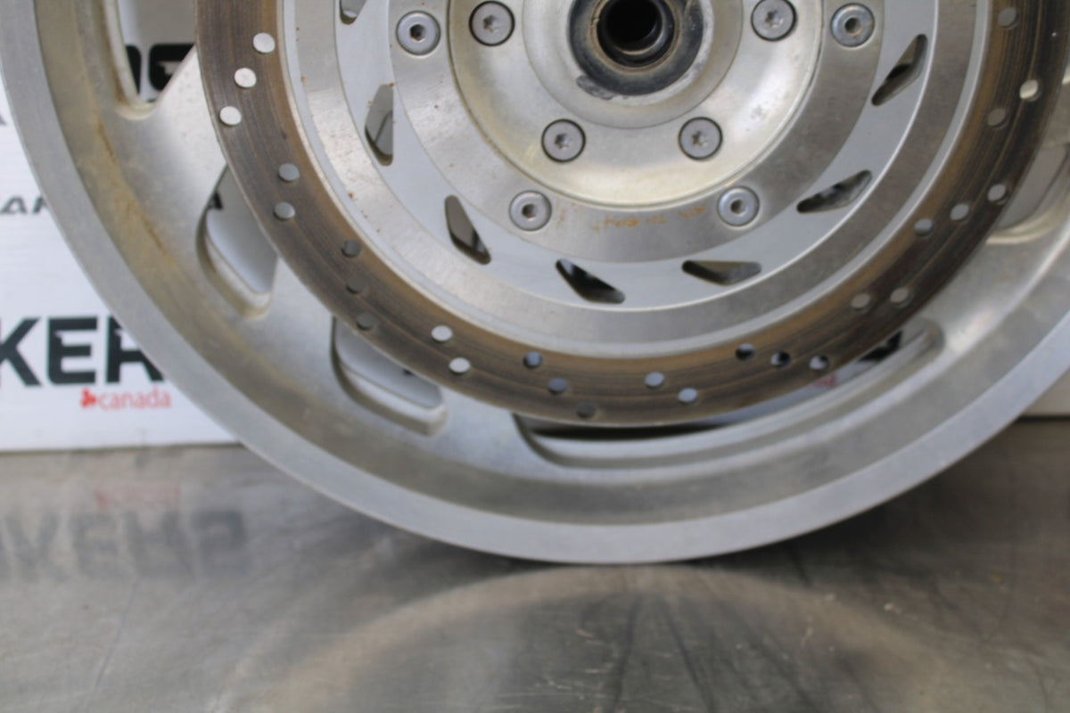 03-08 HONDA VTX1300C FRONT WHEEL FRONT RIM & ROTOR BB868