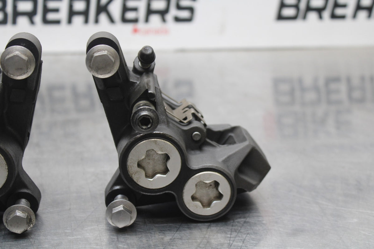 14-17 YAMAHA FZ07 RIGHT LEFT FRONT BRAKE CALIPER SET PAIR CALIPERS BB766