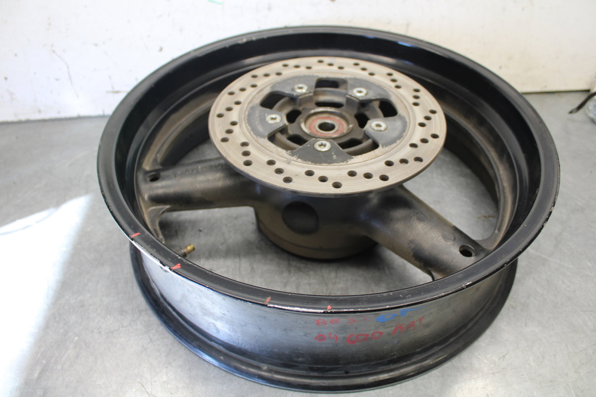 04-05 SUZUKI GSXR600 REAR WHEEL BACK RIM BB32