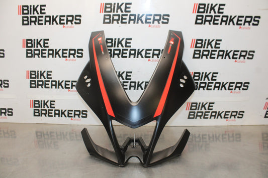 15 APRILIA RSV4 FACTORY APRC ABS FRONT UPPER NOSE FAIRING COWL SHROUD BB901