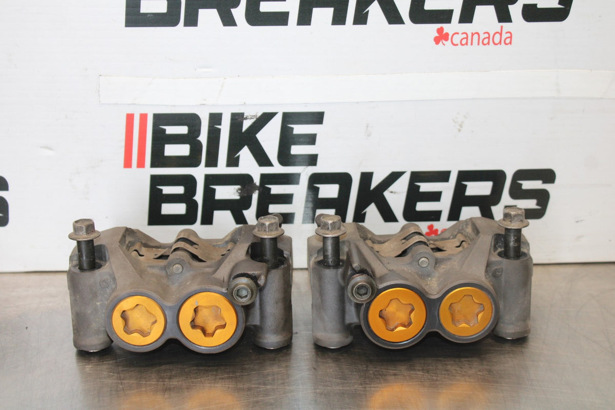 05 YAMAHA YZF R6 RIGHT LEFT FRONT BRAKE CALIPER SET PAIR CALIPERS BB894