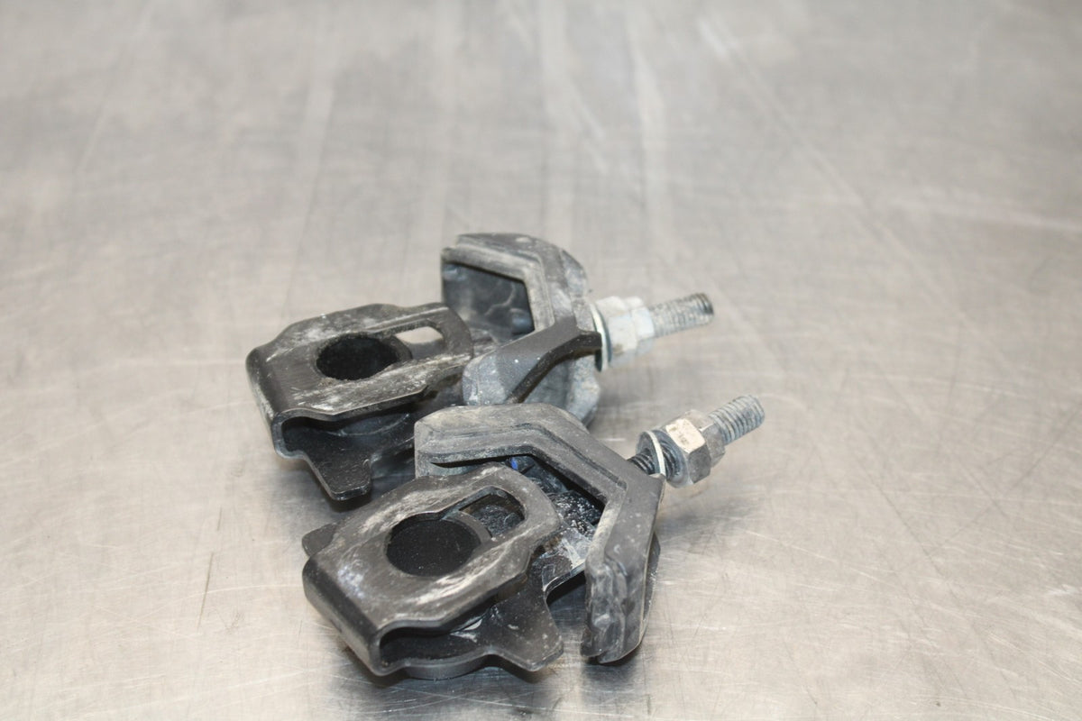 23-26 KAWASAKI NINJA ZX4RR SWINGARM CHAIN TENSIONER ADJUSTMENT BRACKETS  BB898