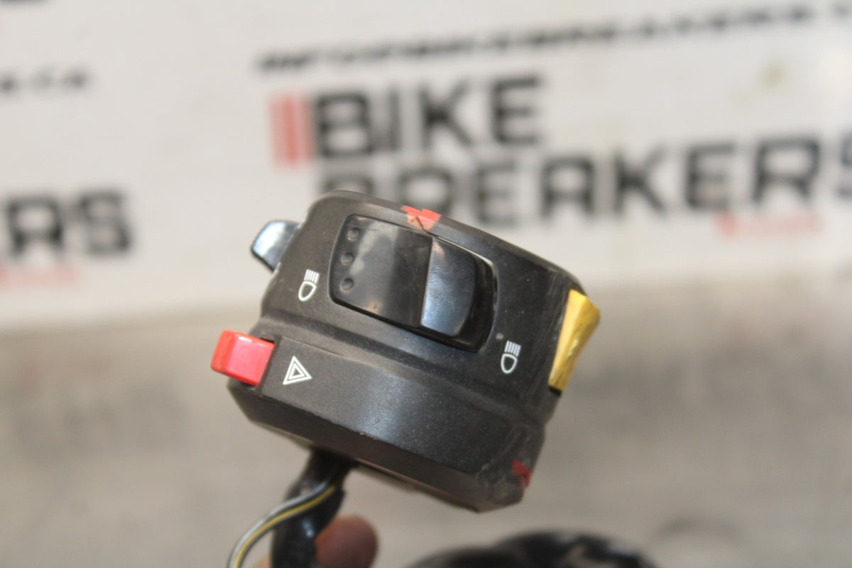 06-07 SUZUKI GSXR 600 LEFT CLIP ON HANDLE HORN SIGNALS SWITCH SWITCHES BB845