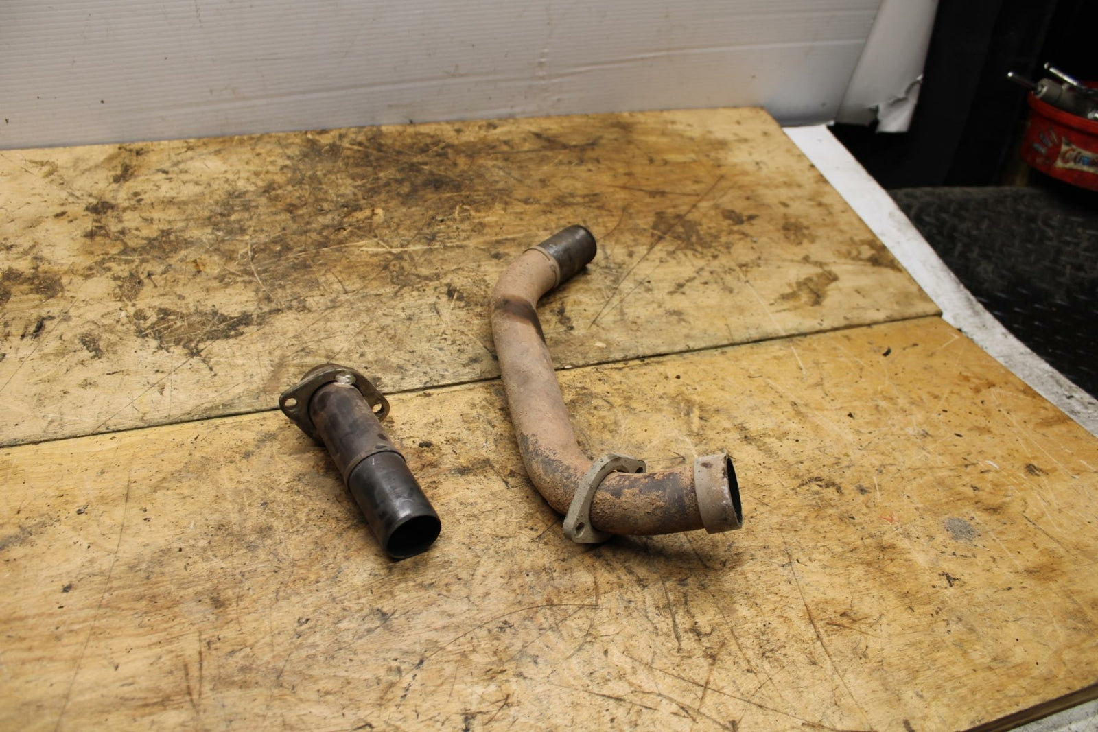 07-11 SUZUKI VSTROM 650 EXHAUST HEADER PIPES MANIFOLD BB340