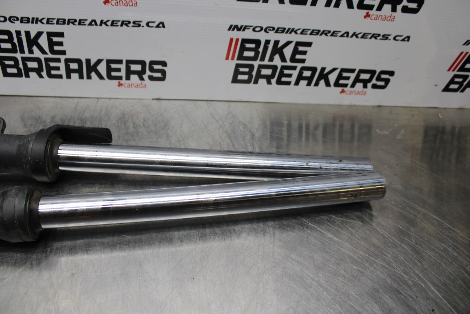 13-17 KAWASAKI NINJA 300 EX300 ABS FRONT FORKS SHOCK SUSPENSION SET PAIR BB187